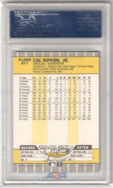 CAL RIPKEN JR. 1989 Fleer #617 PSA 10 GEM MINT - ORIOLES