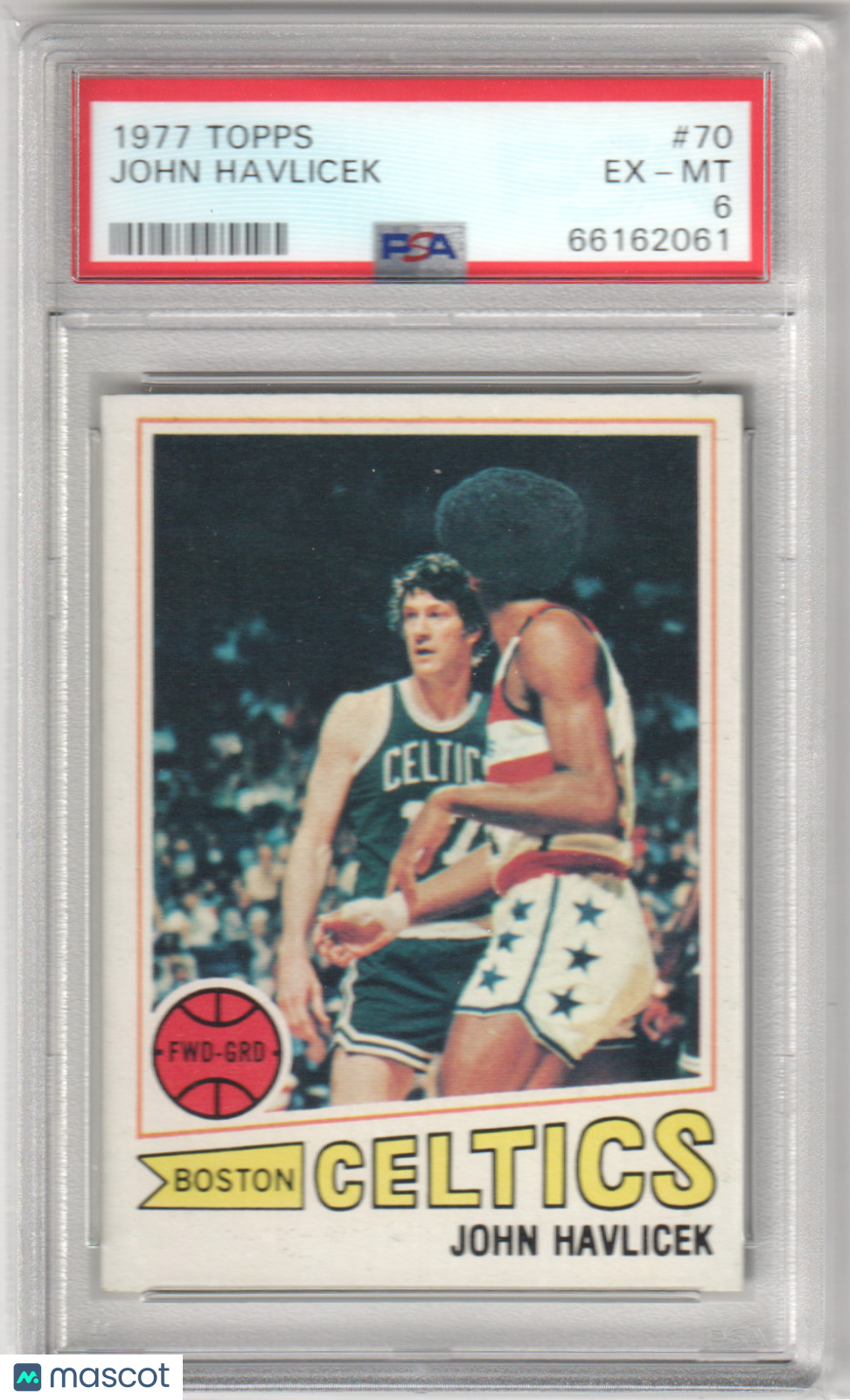 JOHN HAVLICEK 1977-78 Topps #70 PSA 6 EX-MT - CELTICS