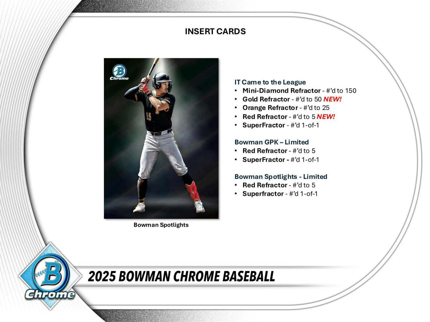 2025 Bowman Chrome Baseball Hobby Box | Columbia Sports Cards