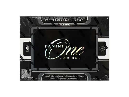 2024/25 Panini One and One Basketball Hobby Box front

Panini One and One Basketball Hobby Box 2024/25 contents

Panini One and One Basketball Hobby Box autographs and inserts

2024/25 Panini One and One Basketball Hobby Box configuration