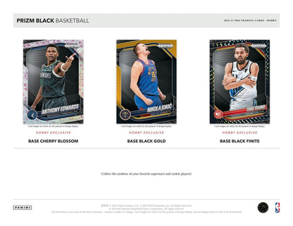 2024/25 Panini Prizm Black Basketball Hobby Box | Columbia Sports Cards