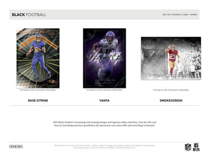 2025 Panini Black Football Hobby Box | Columbia Sports Cards