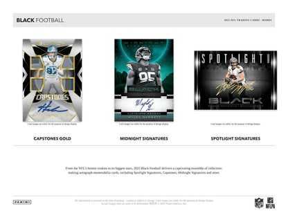 2025 Panini Black Football Hobby Box | Columbia Sports Cards