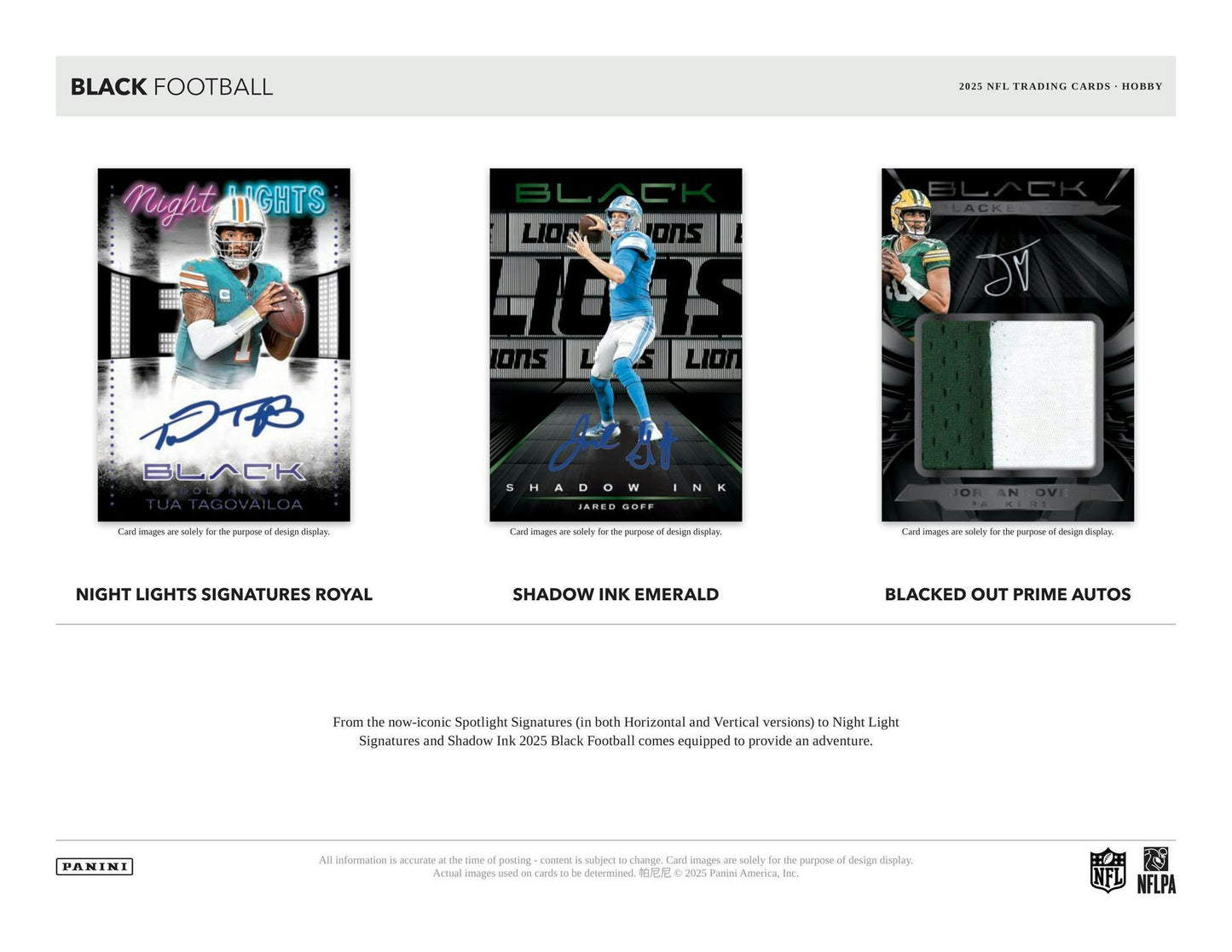 2025 Panini Black Football Hobby Box | Columbia Sports Cards
