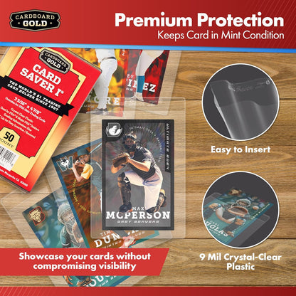 200ct Card Saver 1 Red Box - Cardboard Gold - Columbia Sports Cards - image 4