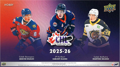 2025/26 Upper Deck CHL Hockey Hobby Box | Columbia Sports Cards | Columbia Hobby - Sports Card Boxes - Toploaders - Card Savers.