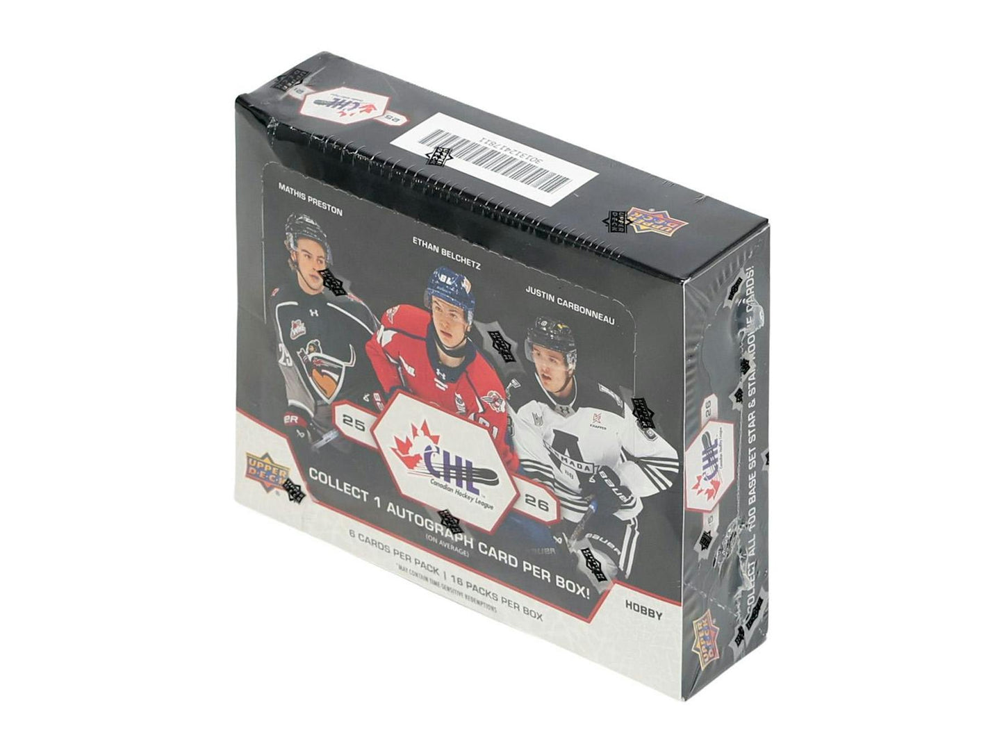 2025/26 Upper Deck CHL Hockey Hobby Box | Columbia Sports Cards | Columbia Hobby - Sports Card Boxes - Toploaders - Card Savers.