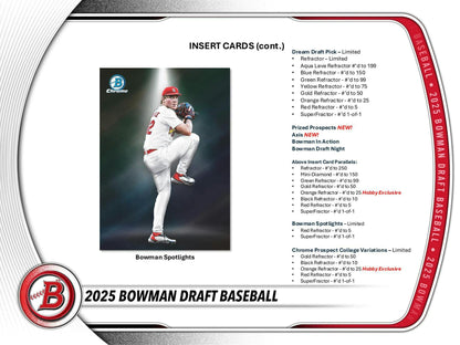 2025 Bowman Draft Baseball Hobby Jumbo Box | Columbia Sports Cards