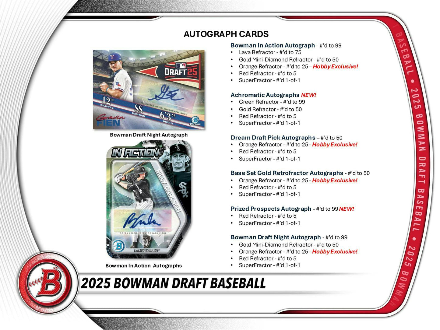 2025 Bowman Draft Baseball Hobby Jumbo Box | Columbia Sports Cards