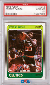 ROBERT PARISH Parish 1988-89 Fleer #12 PSA 10 GEM MINT - CELTICS HOF