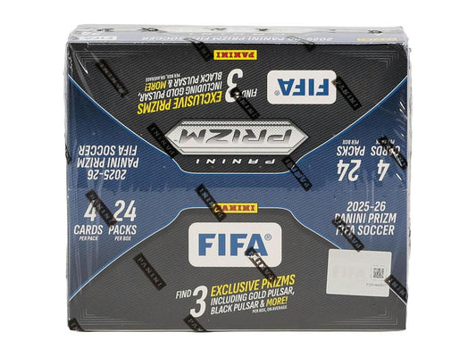 2025/26 Panini Prizm FIFA Soccer 24-Pack Retail Box | Columbia Sports Cards