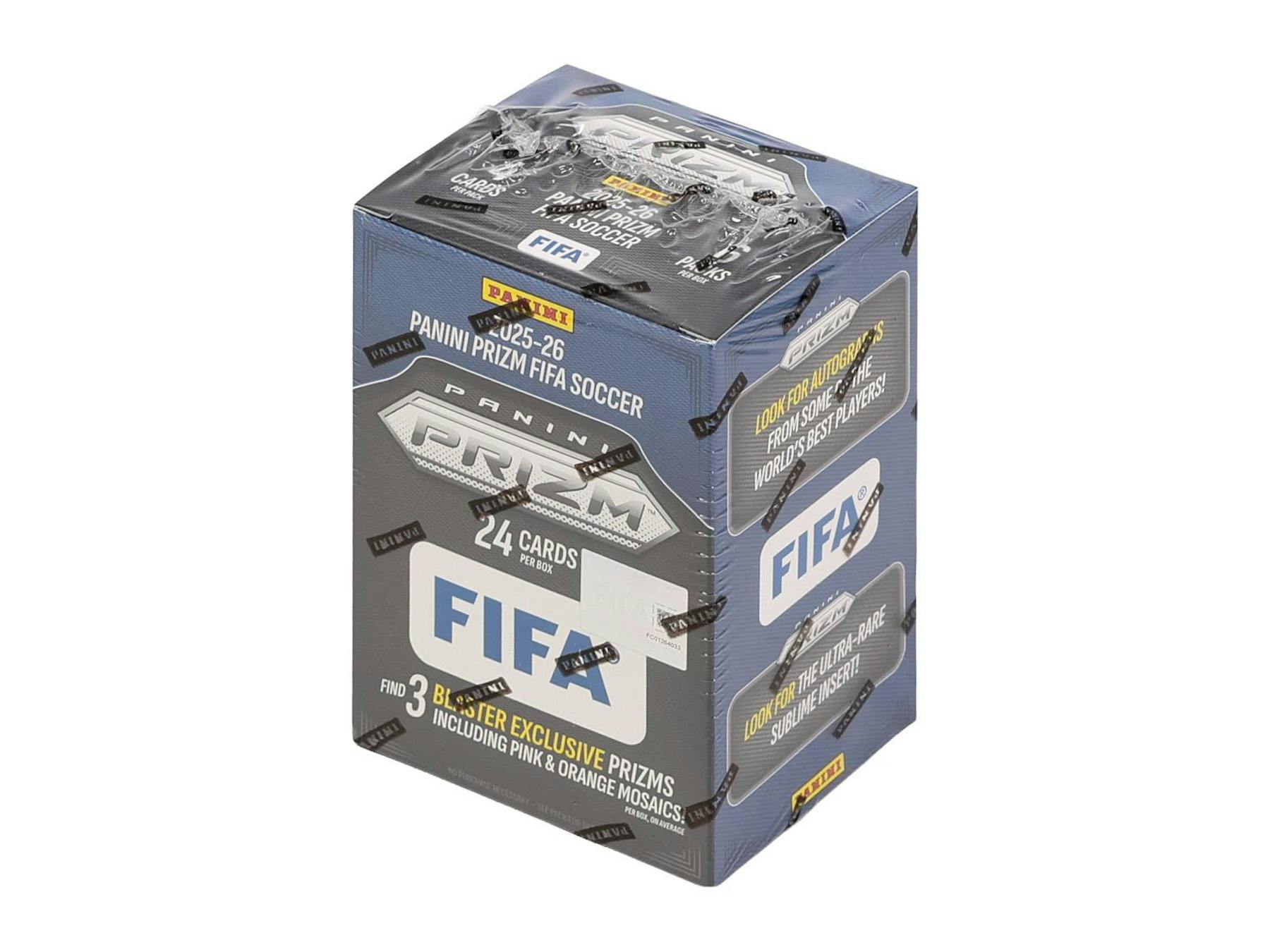 2025/26 Panini Prizm FIFA Soccer Blaster Box (Pink & Orange Mosaics) | Columbia Sports Cards | Columbia Hobby - Sports Card Boxes - Toploaders - Card Savers.