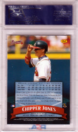 CHIPPER JONES 1998 Topps Finest #242 PSA 10 GEM MINT - BRAVES Pop 21