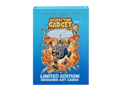 2026 Saturday Morning Cards Inspector Gadget Volume 2 Hobby Box
2026 Inspector Gadget Volume 2 numbered trading card parallels
2026 Inspector Gadget Volume 2 Black 1-of-1 chase card
2026 Inspector Gadget Volume 2 Special Art Doodly trading cards
2026 Inspector Gadget Volume 2 Portrait cards
2026 Inspector Gadget Volume 2 Gold parallel numbered to 10