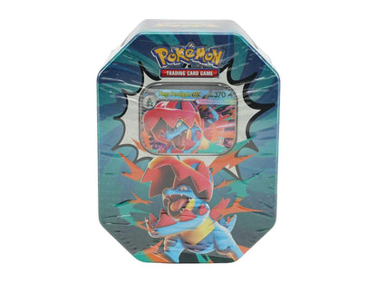 Pokemon Mega Evolution Ascended Heroes Mega Emboar ex Tin
Mega Emboar ex foil promo card from Pokemon Ascended Heroes Tin
Four Pokemon Mega Evolution Ascended Heroes booster packs included with Mega Emboar ex Tin