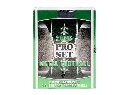 2026 Leaf Pro Set Metal Football Hobby Box | Columbia Sports Cards