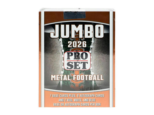 2026 Leaf Pro Set Metal Football Hobby Jumbo Box | Columbia Sports Cards