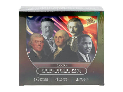 2026 Keepsake Pieces of the Past Historical Premium Edition Hobby Box
2026 Pieces of the Past Historical Premium Hobby Box
Pieces of the Past historical premium relic trading cards
2026 Pieces of the Past Jumbo Relic cards