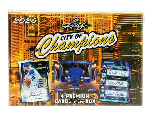 2026 Leaf City of Champions Hobby Box