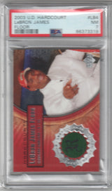 LEBRON JAMES 2003 Upper Deck Hardcourt Floor RC Rookie #LB4 PSA 7 - LAKERS