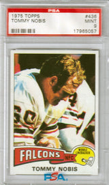 TOMMY NOBIS 1975 Topps #436 PSA 9 MINT - FALCONS