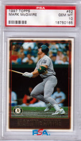 MARK McGWIRE 1997 Topps #62 PSA 10 GEM MINT - CARDINALS