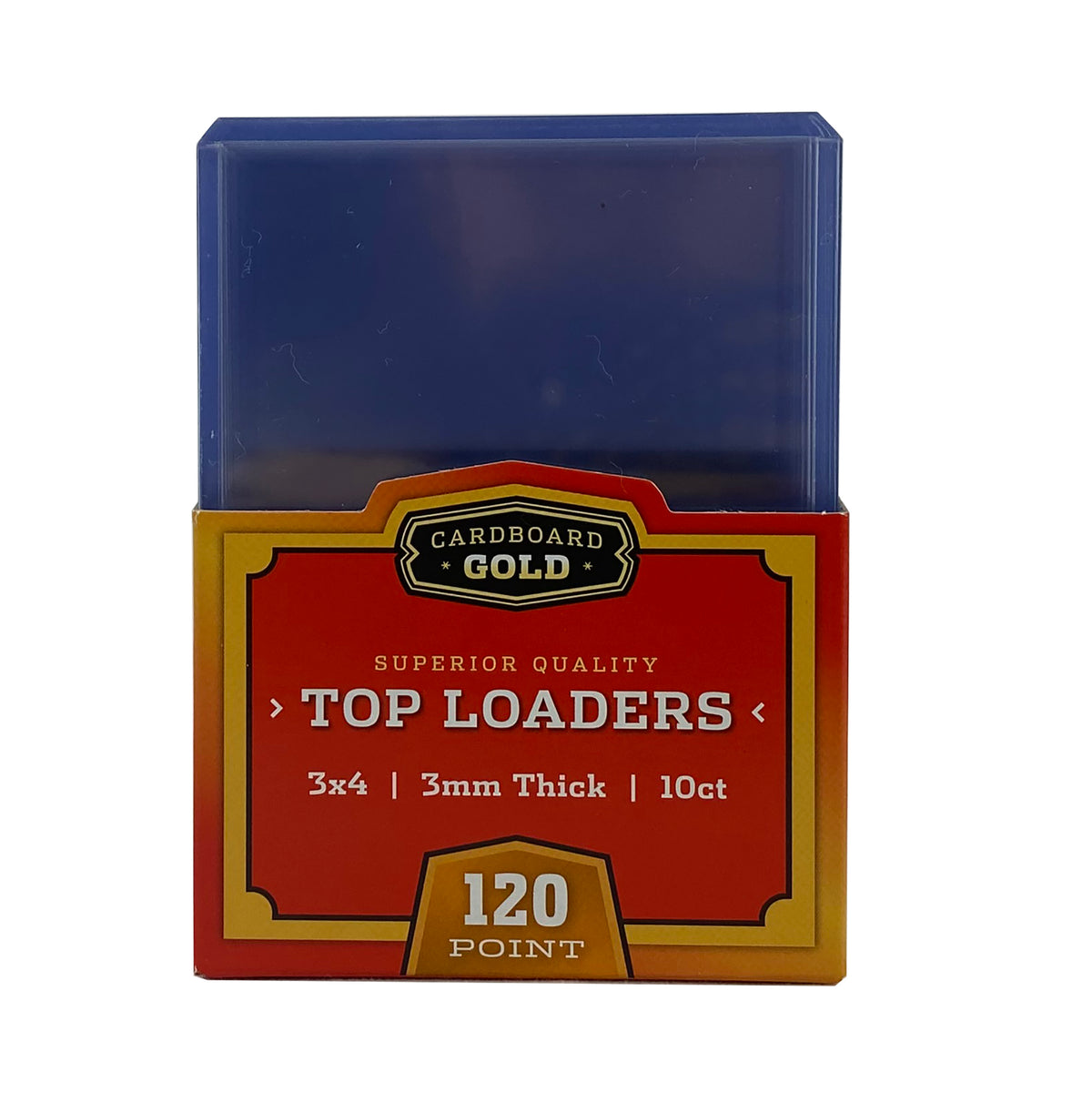 Cardboard Gold 120pt Thick Card Toploaders 10ct pack - Columbia Sports Cards - image 5