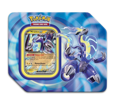 Pokémon Paldea Legends Tin - KORAIDON/MIRAIDON EX