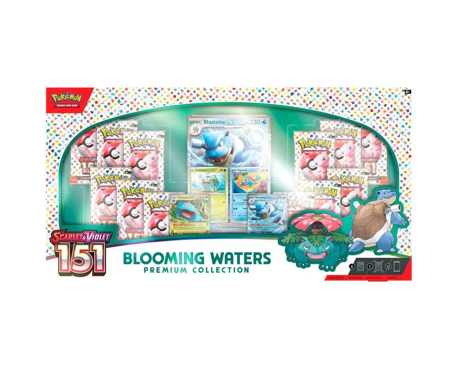 Pokemon Scarlet & Violet 151 Blooming Waters Premium Collection Box Columbia Hobby Sports