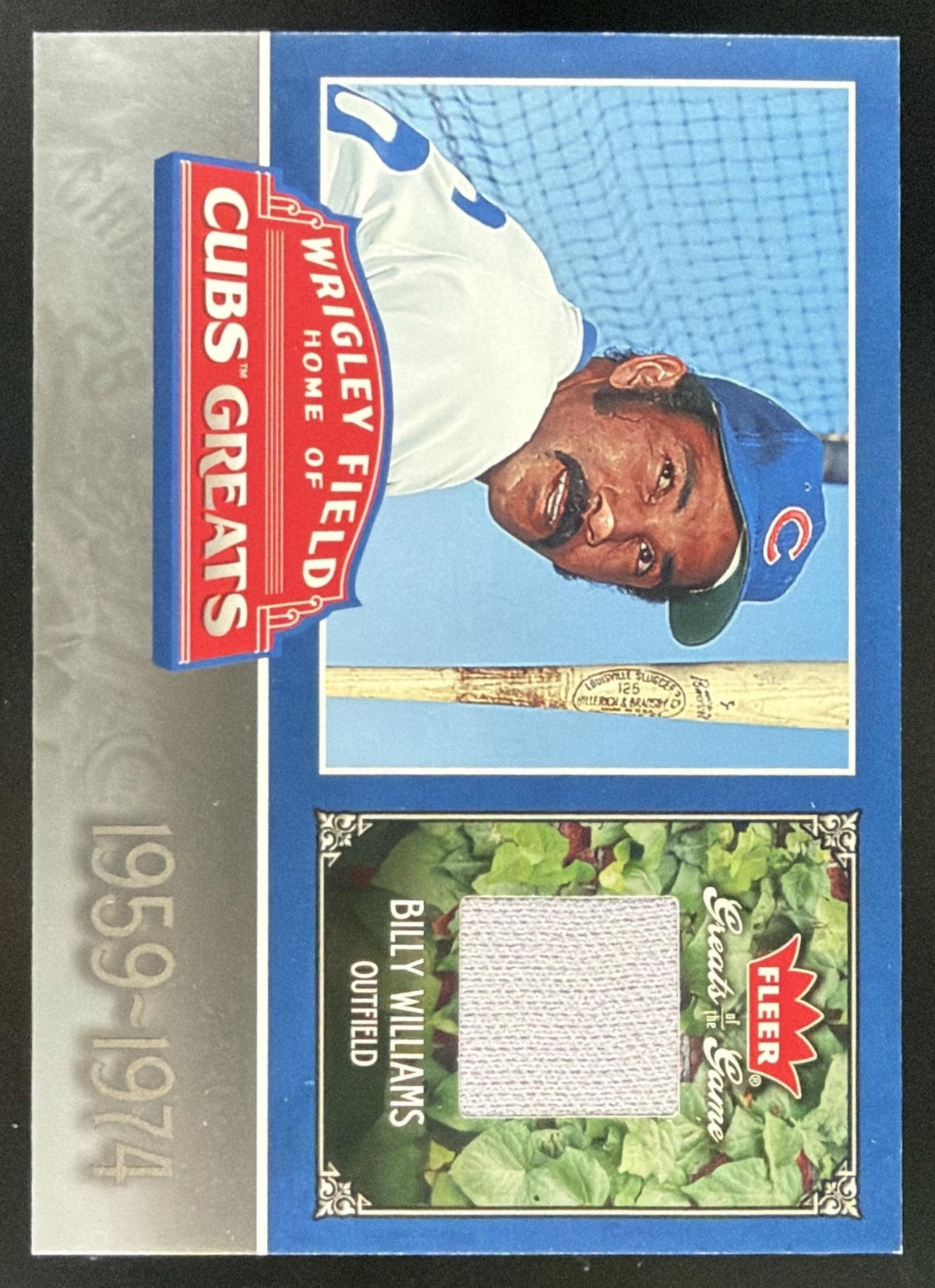2006 Fleer Greats of the Game Cubs Greats Billy Williams Jersey