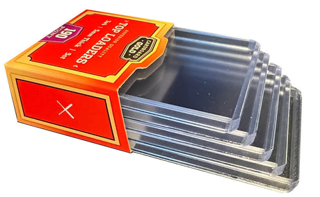 100ct Thick Card Toploaders Holders - 5mm - 190pt