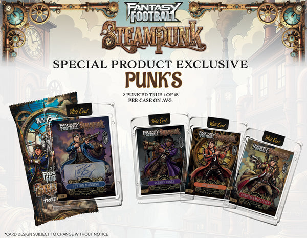 2026 Wild Card Fantasy Football: Steampunk Hobby Box | Columbia Sports Cards | Columbia Hobby - Sports Card Boxes - Toploaders - Card Savers.