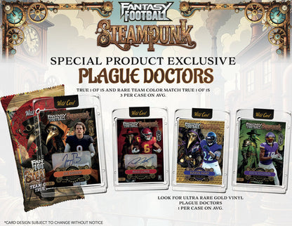 2026 Wild Card Fantasy Football: Steampunk Hobby Box | Columbia Sports Cards | Columbia Hobby - Sports Card Boxes - Toploaders - Card Savers.