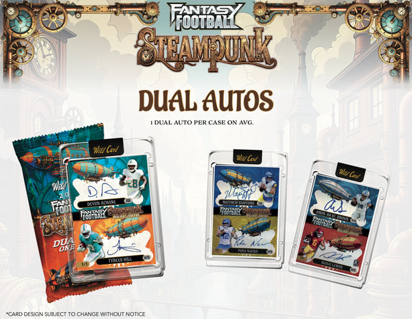 2026 Wild Card Fantasy Football: Steampunk Hobby Box | Columbia Sports Cards | Columbia Hobby - Sports Card Boxes - Toploaders - Card Savers.