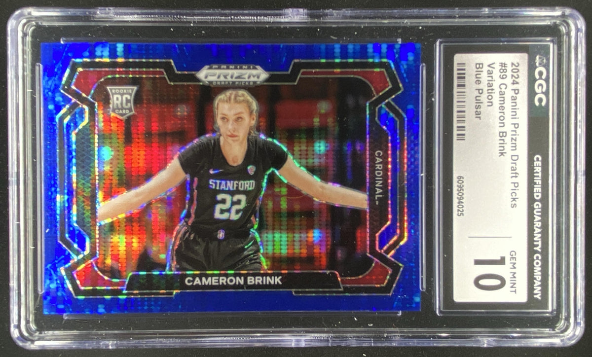 2024 Panini Prizm Draft Picks Cameron Brink #89 graded CGC 10 trading card