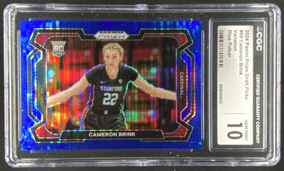2024 Panini Prizm Draft Picks Cameron Brink #89 graded CGC 10 trading card