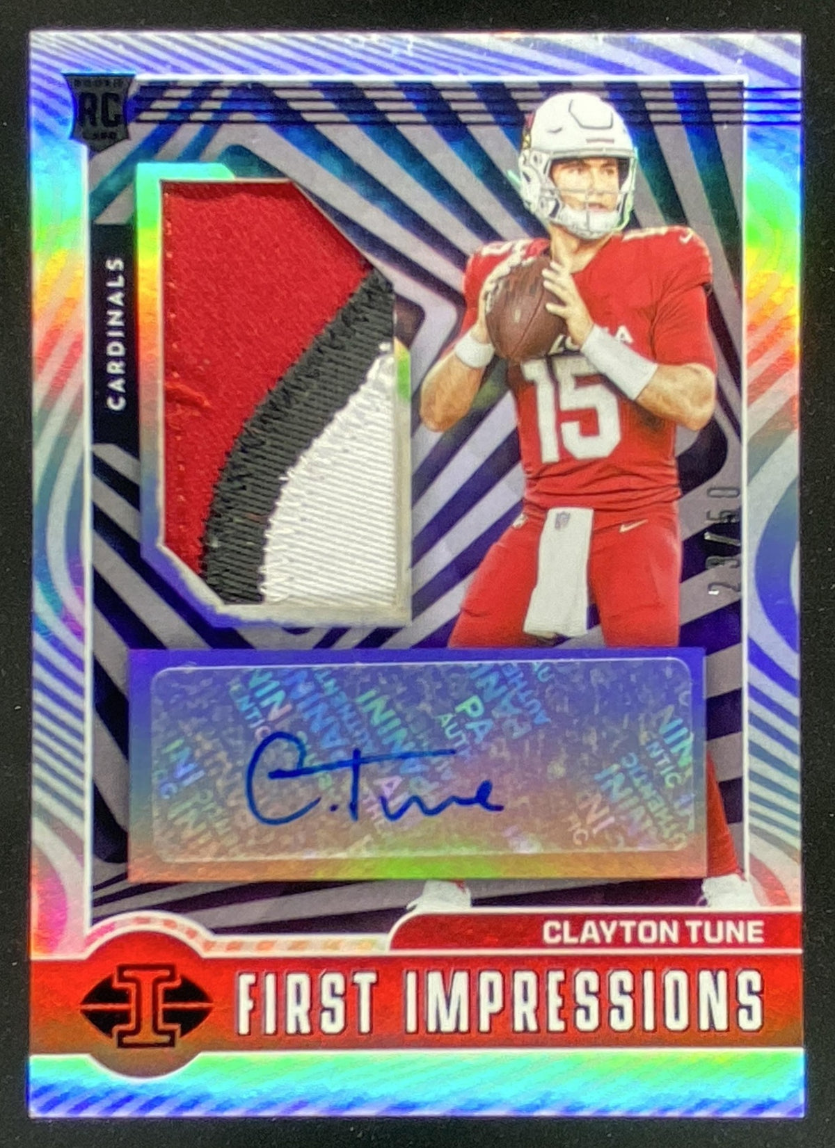 2023 Panini Illusions Clayton Tune #106 trading card