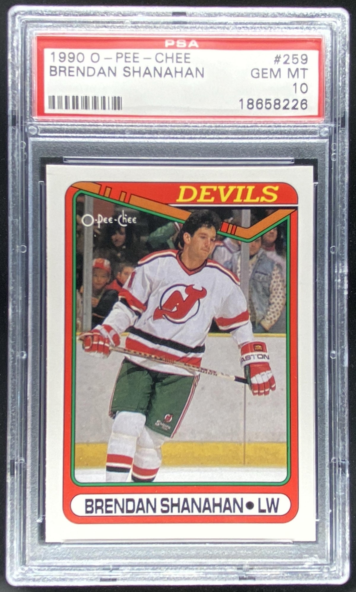 1990 O-Pee-Chee Brendan Shanahan #259 graded PSA 10 trading card