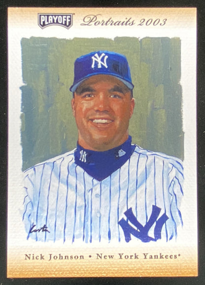 2003 Playoff Portraits Nick Johnson #114 trading card