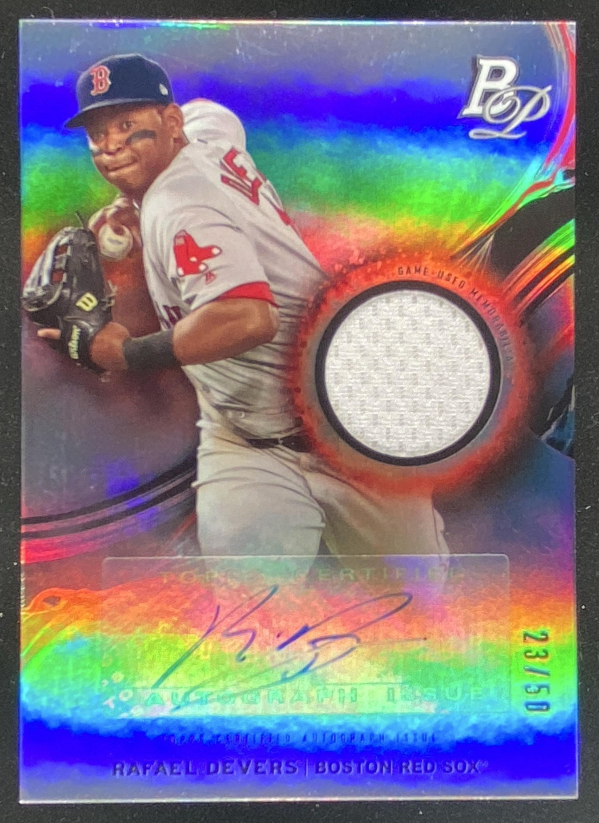 2019 Bowman Platinum Rafael Devers #PPAR-RD trading card