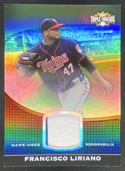 2011 Topps Triple Threads Francisco Liriano #TTURS-226 trading card