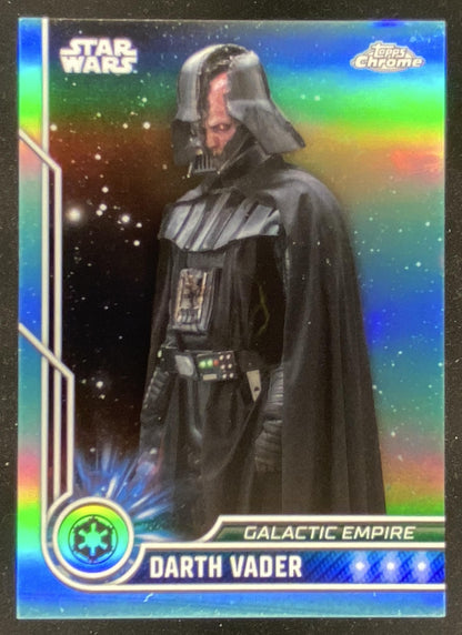 2023 Topps Chrome Star Wars Darth Vader trading card
