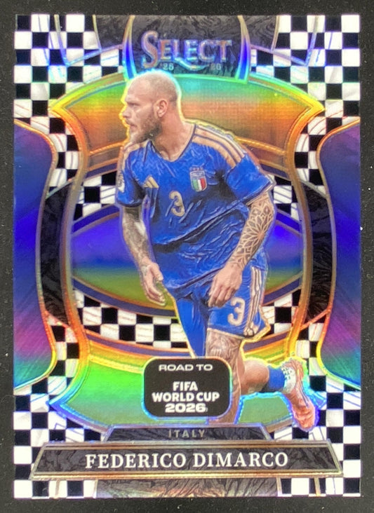 2025 Panini Select Road to FIFA World Cup Federico Dimarco trading card