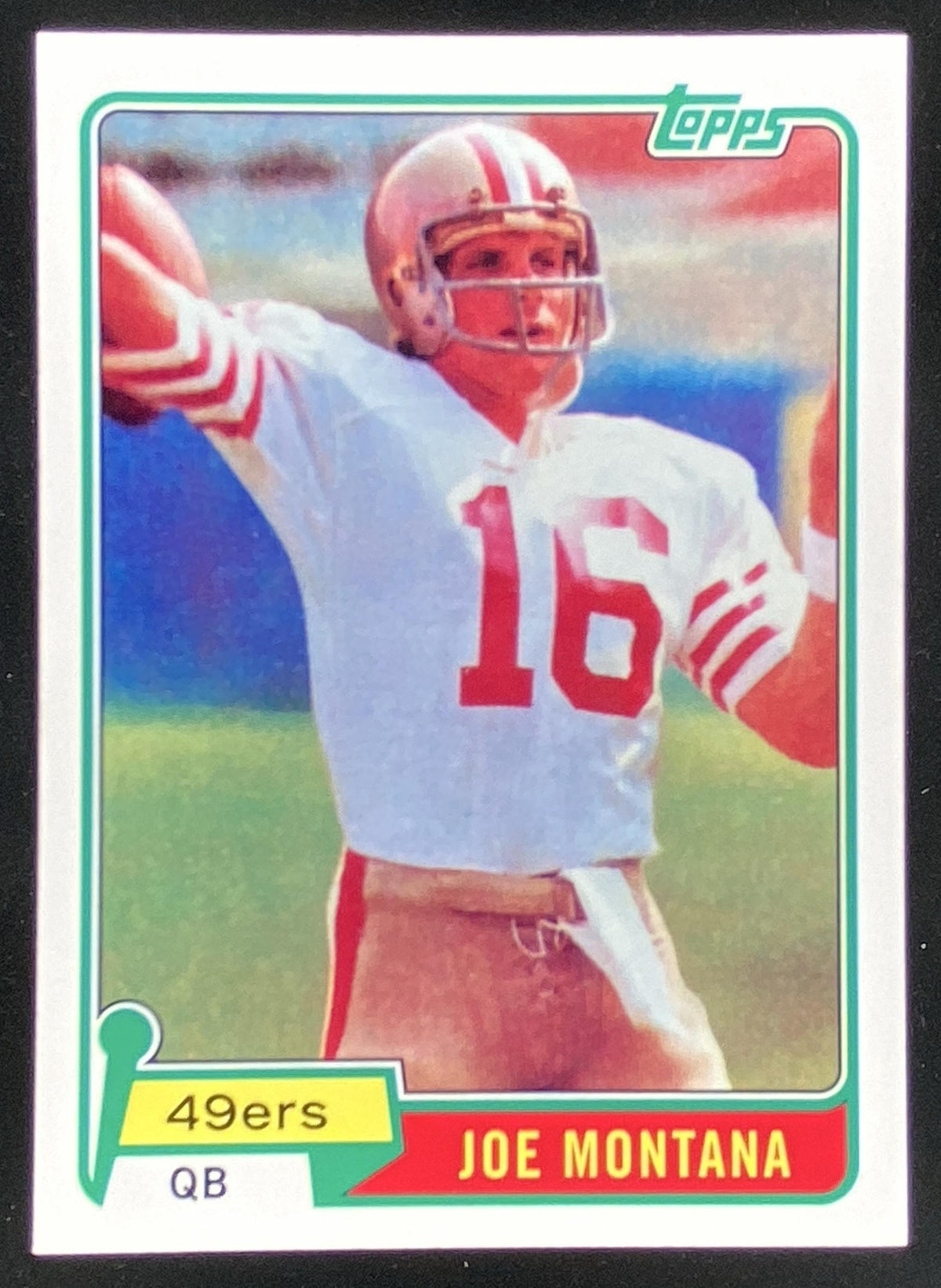 2010 Topps Joe Montana trading card