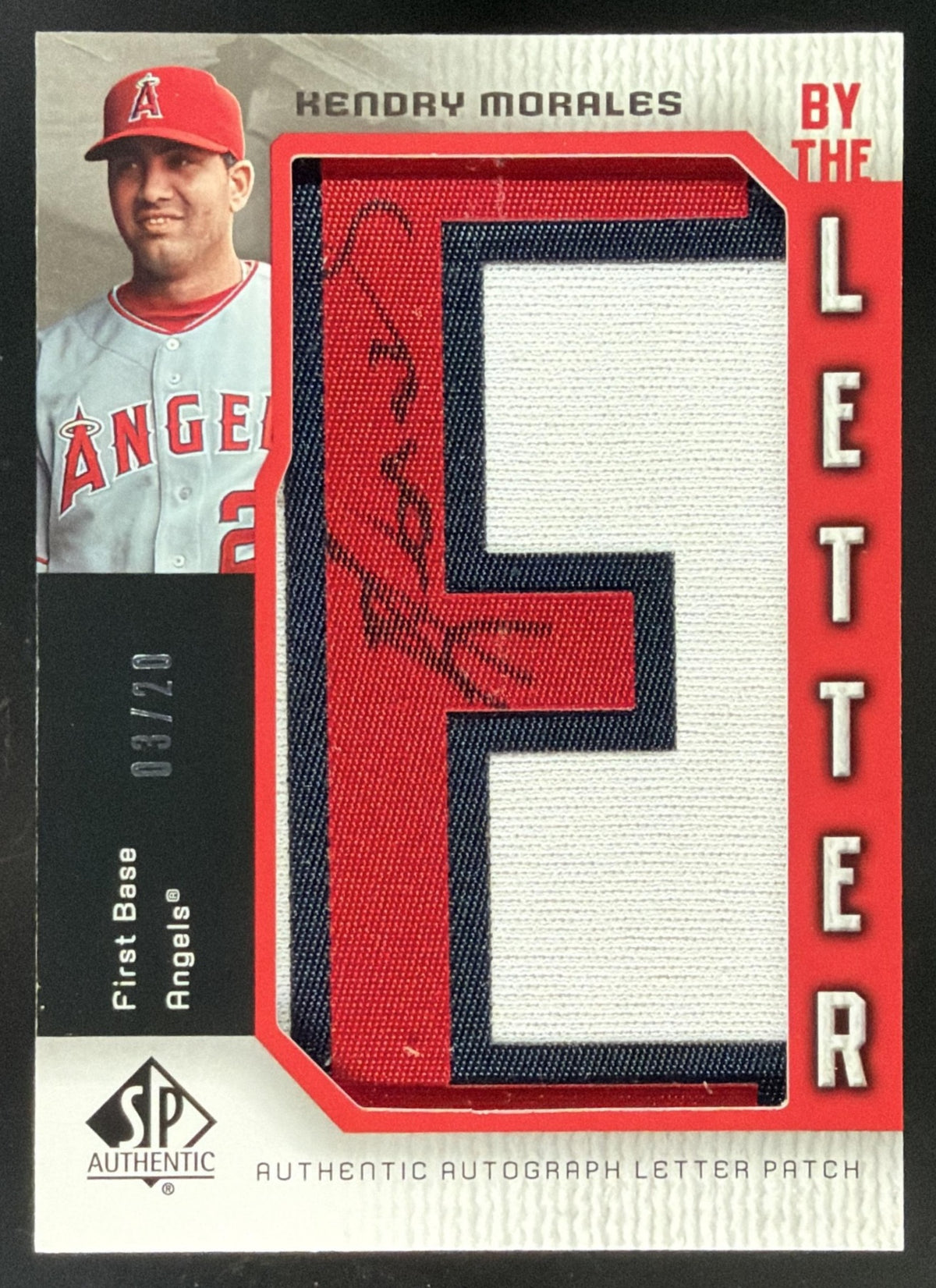 2006 SP Authentic By The Letter Kendry Morales trading card
