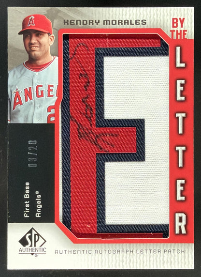 2006 SP Authentic By The Letter Kendry Morales trading card