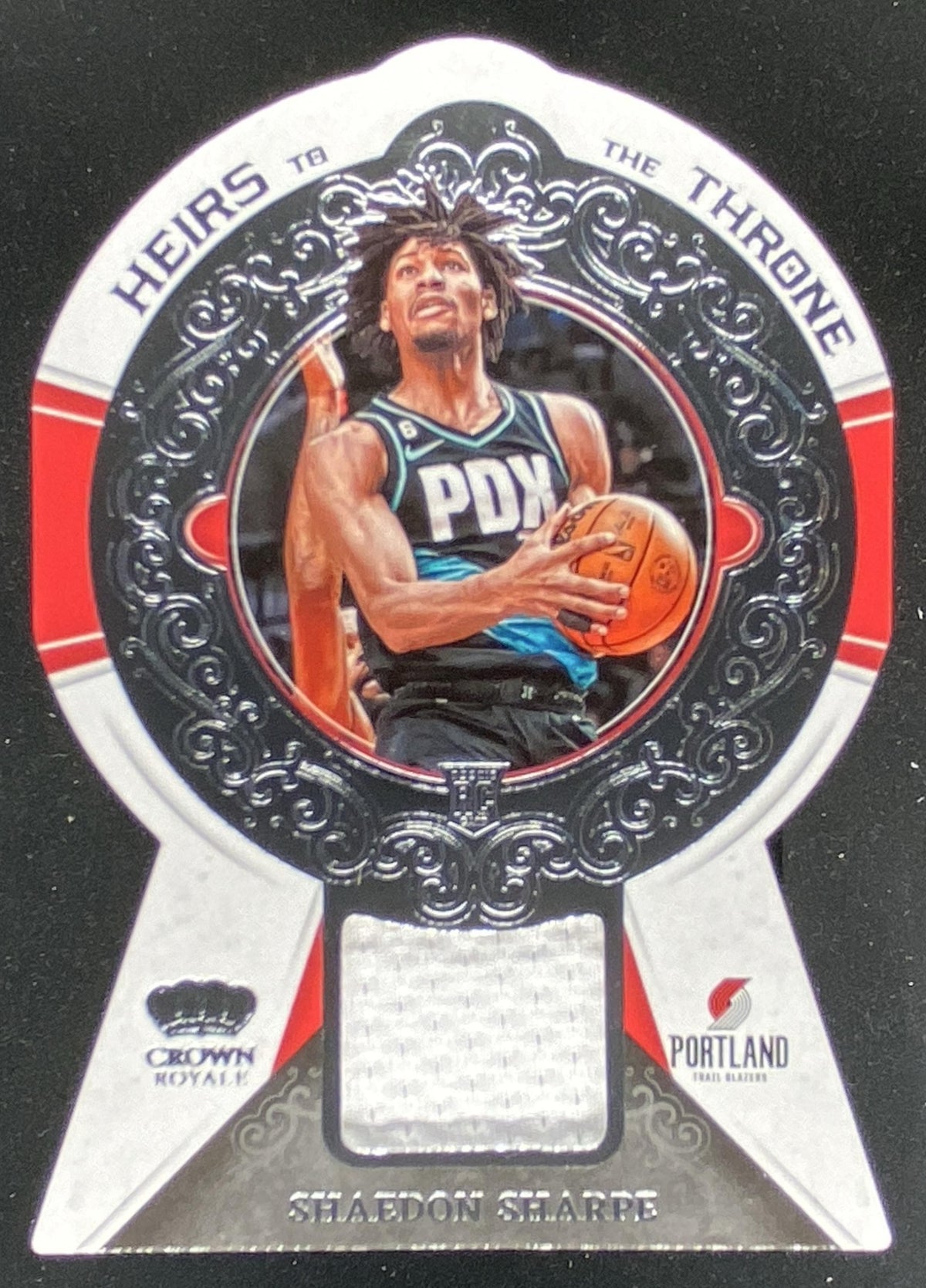 2022 Panini Crown Royale Shaedon Sharpe #HT-SSB trading card