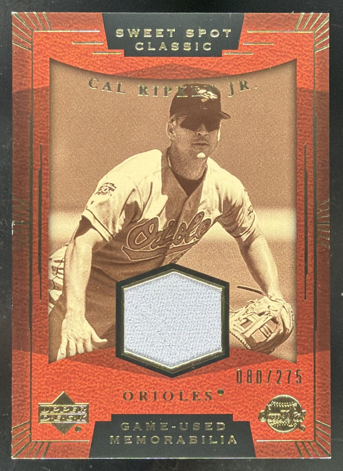 2004 Upper Deck Sweet Spot Classic Cal Ripken Jr. trading card