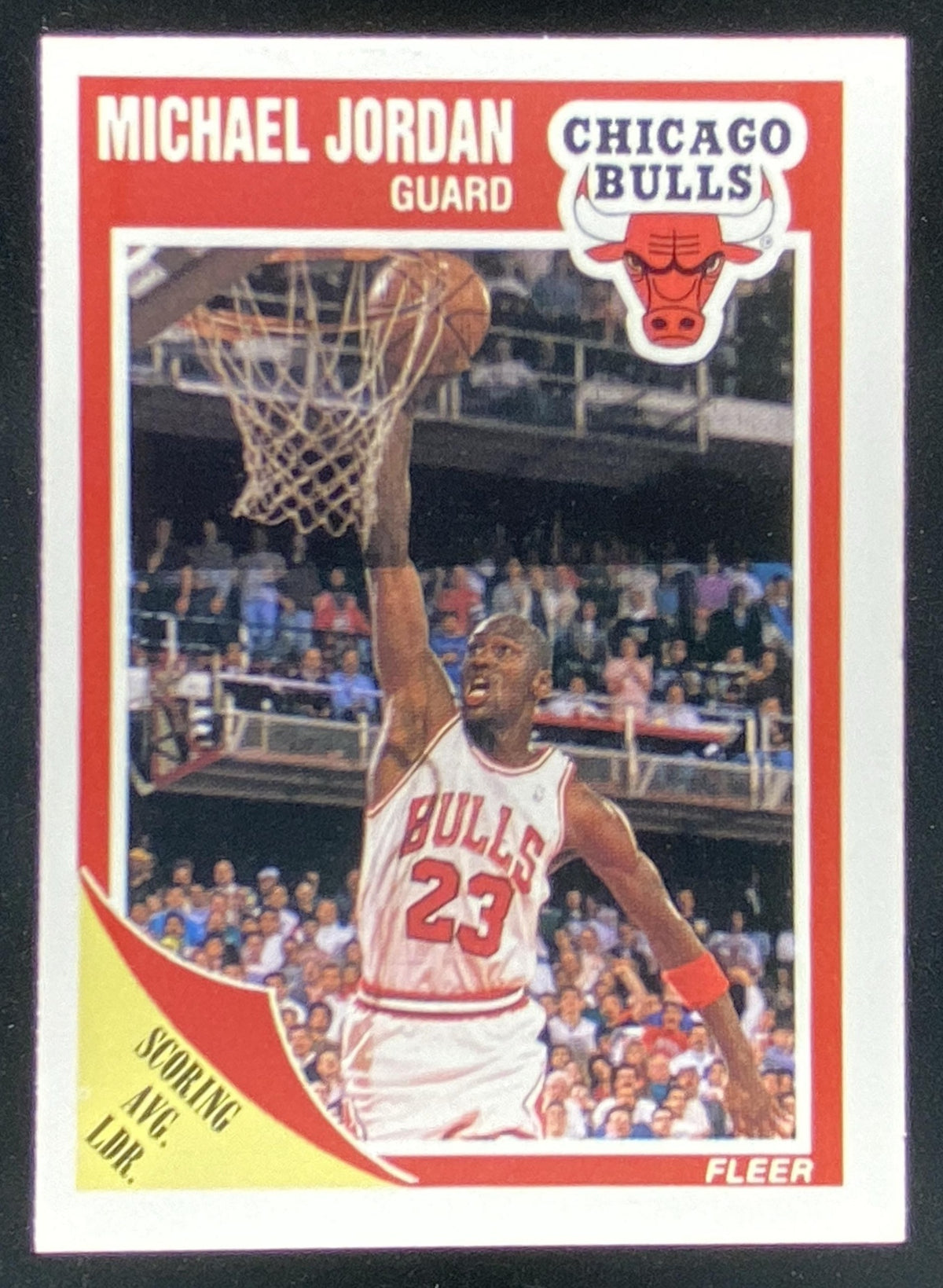 1989 Fleer Michael Jordan #21 trading card