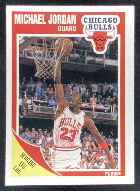 1989 Fleer Michael Jordan #21 trading card